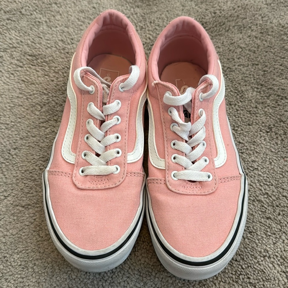 Girls Pink Vans size 3.5